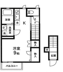 プレジール日進の物件間取画像